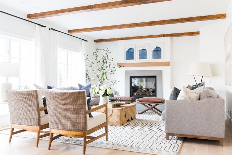 Simply White living room